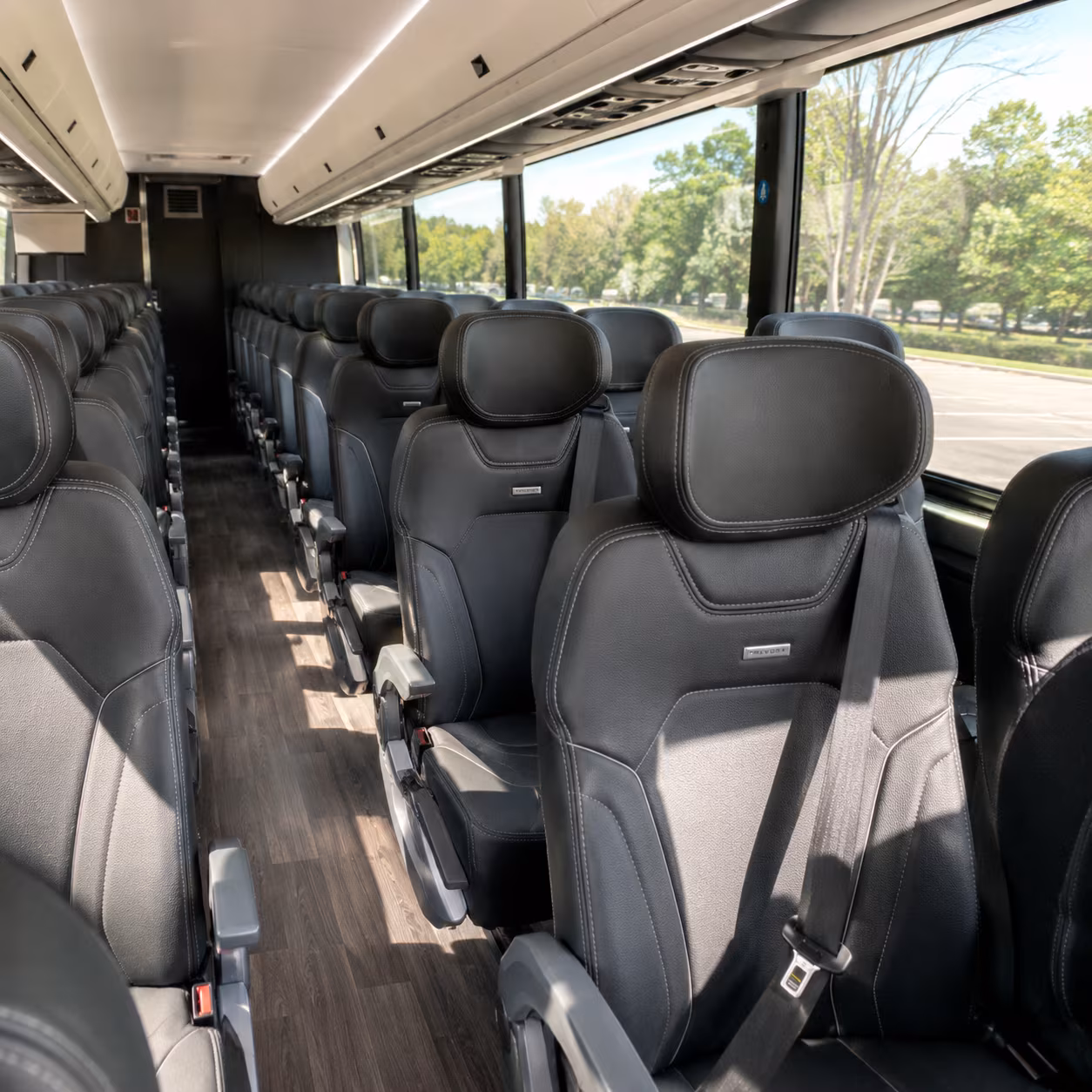 salt lake city charter bus interior gallery