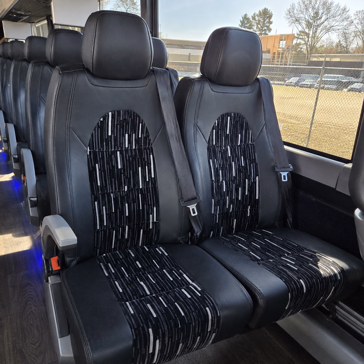 salt lake city charter bus interior