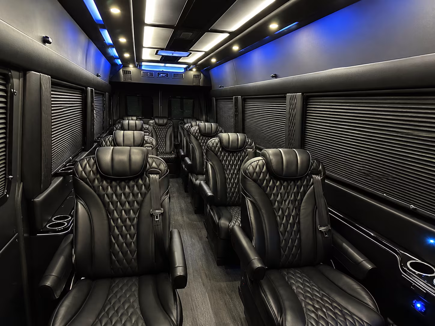 salt lake city wedding transportation onboard seating